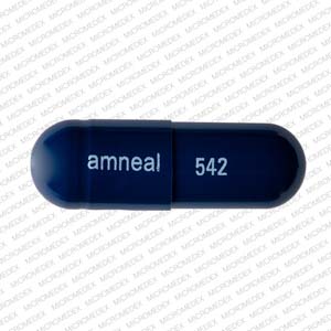 Potassium chloride extended-release 10 mEq (750 mg) amneal 542