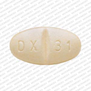 Pill DX 31 Yellow Oval is Isosorbide Mononitrate Extended-Release