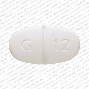 Metformin hydrochloride 1000 mg G 12 Front