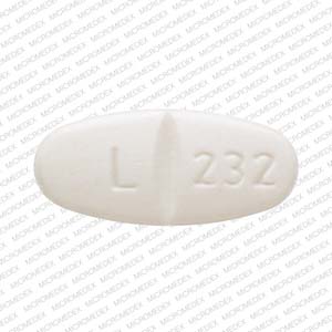 Pill L 232 White Oval is Hydrochlorothiazide and Metoprolol Tartrate