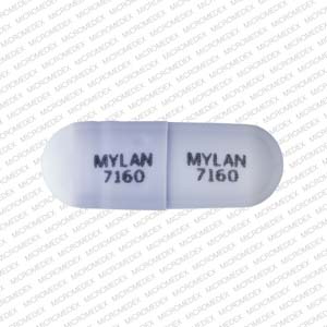 Celecoxib 100 mg MYLAN 7160 MYLAN 7160