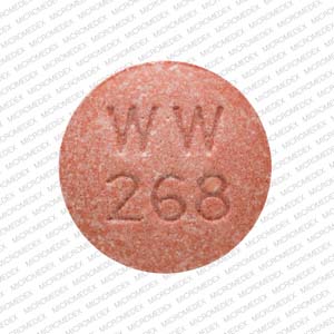 Lisinopril 20 mg WW 268 Front