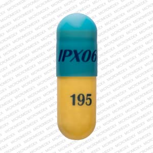 Rytary carbidopa 48.75 mg / levodopa 195 mg IPX066 195 Front