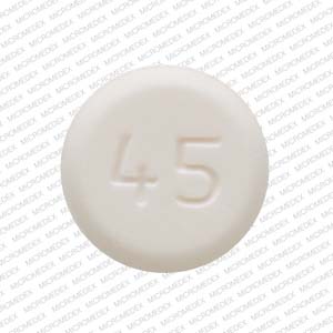 Pioglitazone hydrochloride 45 mg (base) W 45 Back