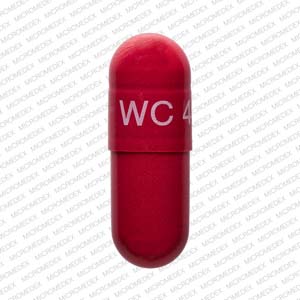 WC 400mg Pill Red Capsule/Oblong - Pill Identifier