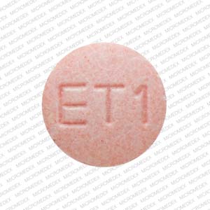 Meclizine hydrochloride (chewable) 25 mg ET1 Front