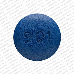 Hyophen benzoic acid 9.0 mg / hyoscyamine sulfate 0.12 mg / methenamine 81.6 mg / methylene blue 10.8 mg / phenyl salicylate 36.2 mg SAT 901 Back