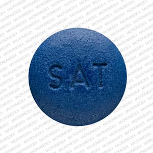 Hyophen benzoic acid 9.0 mg / hyoscyamine sulfate 0.12 mg / methenamine 81.6 mg / methylene blue 10.8 mg / phenyl salicylate 36.2 mg SAT 901 Front