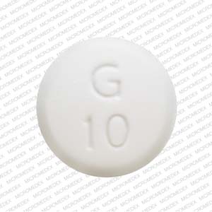 Metformin hydrochloride 500 mg G 10 Front