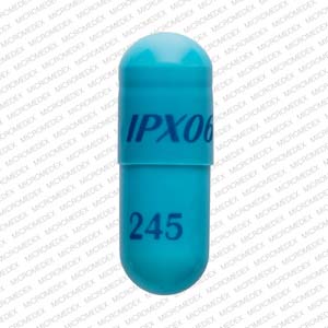 Rytary carbidopa 61.25 mg / levodopa 245 mg IPX066 245 Front