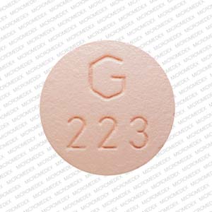 Hydrochlorothiazide and quinapril hydrochloride 25 mg / 20 mg G 223 Front