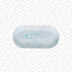 Pill LCI 1445 Blue Elliptical/Oval is Phentermine Hydrochloride