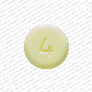 Hydromorphone hydrochloride 4 mg P 4 Back