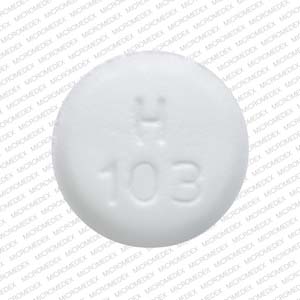 Metformin hydrochloride 850 mg H 103 Front