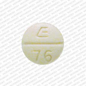 Phendimetrazine tartrate 35 mg E 76 Front