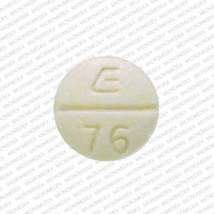 Phendimetrazine tartrate 35 mg E 76 Front