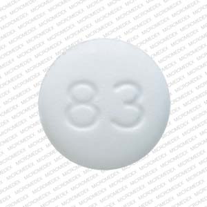 Alprazolam extended-release 0.5 mg R 83 Back
