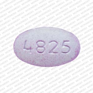 Acetaminophen and oxycodone hydrochloride 325 mg / 2.5 mg V 4825 Front