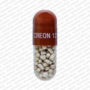 Creon 60,000 units amylase / 12,000 units lipase / 38,000 units protease CREON 1212 Front