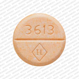 Isosorbide dinitrate extended release 40 mg 3613 IL Front