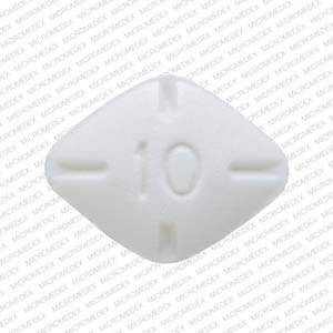 Dextroamphetamine sulfate 10 mg M 10 Front