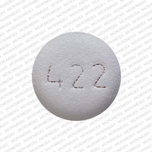 Lamotrigine extended-release 100 mg Logo (Actavis) 422 Back