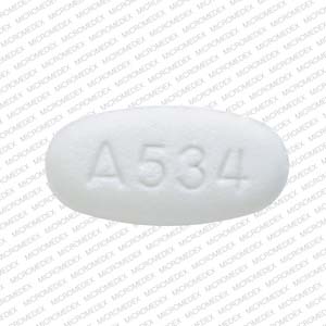 Guanfacine hydrochloride extended-release 2 mg A534 2 mg Front