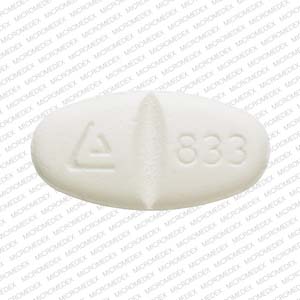 Metoprolol succinate extended-release 200 mg Logo 833 Front