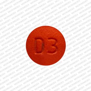 Pill D3 Orange Round is Dasetta 1/35