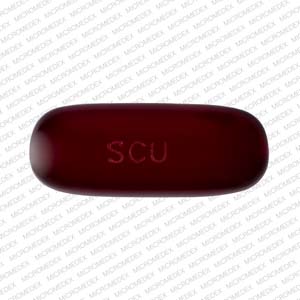 Pill SCU P58 Red Capsule-shape is Kao-tin