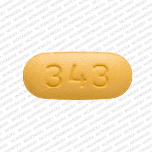 Valsartan 160 mg HH 343 Back