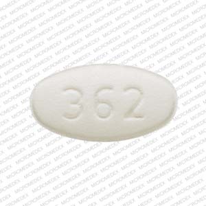 Fluoxetine hydrochloride 20 mg E P 362 Back