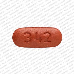 Valsartan 80 mg HH 342 Back