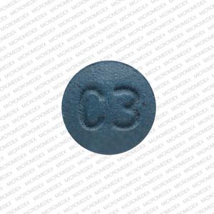 Pill C3 Blue Round is Nymyo