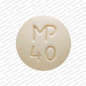 Hydrochlorothiazide and spironolactone 25 mg / 25 mg MP 40 Front