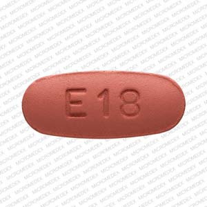Moxifloxacin hydrochloride 400 mg E 18 Front
