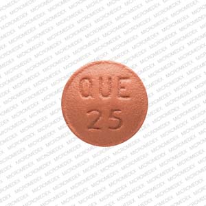 Quetiapine fumarate 25 mg APO QUE 25 Back