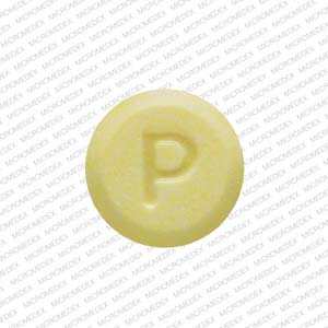 P 4 Pill Yellow Round 6mm - Pill Identifier