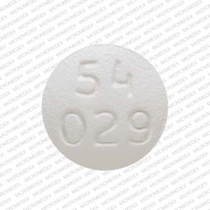 Pill 54 029 White Round is Eszopiclone