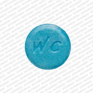 Pill WC 421 Blue Round is Lo Loestrin Fe