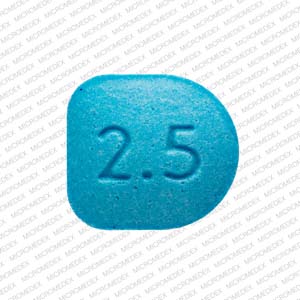 Focalin 2.5 mg D 2.5 Back
