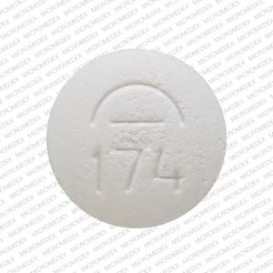 Pill Logo 174 is Magnesium Oxide 400 mg