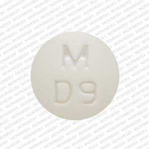 Doxazosin mesylate 1 mg M D9 Front