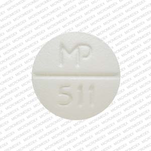Pill MP 511 White Round is Propafenone Hydrochloride