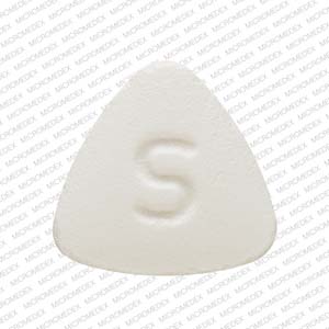 Pill S 104 White Three-sided is Sumatriptan Succinate