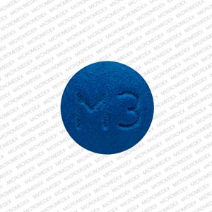 Pill M3 Blue Round is Azurette
