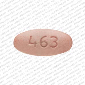 Pill IG 463 Pink Oval is Rizatriptan Benzoate