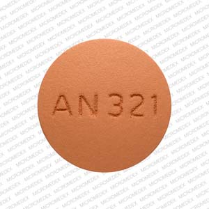 Niacin extended-release 500 mg AN 321 Front