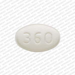 Fluoxetine hydrochloride 10 mg E P 360 Back