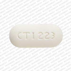 Pill CTI 223 White Capsule-shape is Ciprofloxacin Hydrochloride